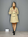 Γυναικεία μπουκλέ ζακέτα τύπου παλτό κλείνει με κουμπιά | Μπεζ