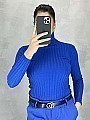 Γυναικεία μπλούζα ριπ ζιβάγκο | Μπλε Ρουά
