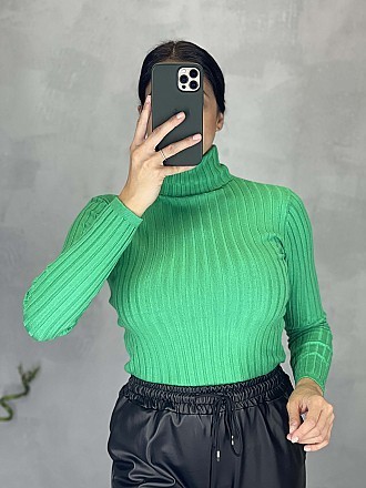 Γυναικεία μπλούζα ριπ ζιβάγκο | Πράσινο