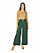 Γυναικεία παντελόνα άνετη γραμμή με ζωνάκι | Πράσινο
