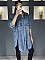 Γυναικεία πουκαμίσα - φόρεμα oversize Jean | BLUE JEAN