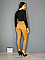 Γυναικείο παντελόνι ψηλόμεσο με διακοσμητικά κουμπιά | Κάμελ
