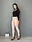 Γυναικείο παντελόνι ψηλόμεσο με λάστιχο | Ροζ παστέλ