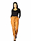 Γυναικείο παντελόνι ψηλόμεσο τύπου σουέτ | Ταμπά