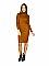Γυναικείο mini φόρεμα ριπ ζιβάγκο εφαρμοστό| Ταμπά