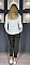 Γυναικείο παντελόνι με διακοσμητικά κουμπιά πιέτες τύπου buggy | Χακί
